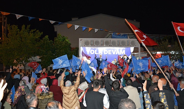 Cumhur İttifakından Hacıishak Mahallesi mitingi