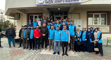 Akhisar'da 28 din görevlisi İskenderun'a gitti