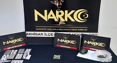 Akhisar'da şüpheli şahsın evinden uyuşturucu çıktı