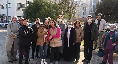 Akhisar'dan 18 gönüllü sağlıkçı deprem bölgesinde