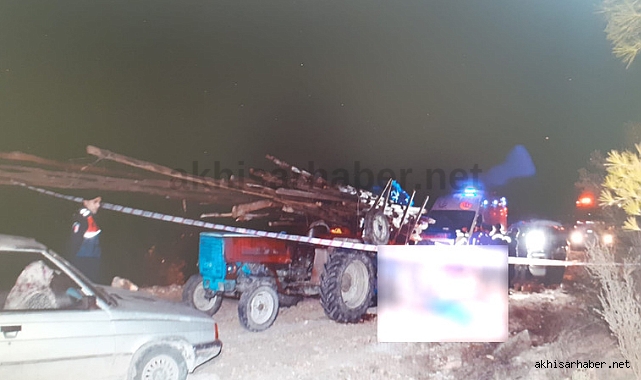 Akhisar Üçavlu'da traktörün altında kalan çiftçi hayatını kaybetti