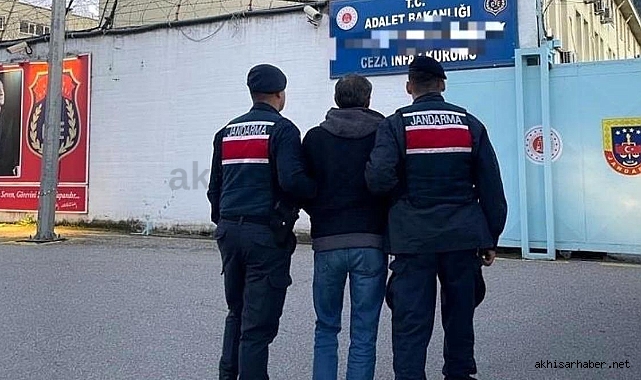 Aranan şahıs, Akhisar JASAT Jandarma dedektiflerinden kaçamadı