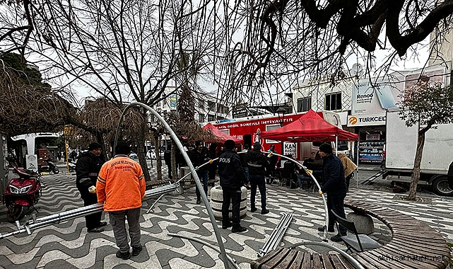 Deprem bölgesi acil kan alım noktası açıldı