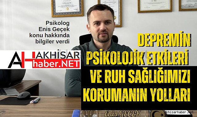 Depremin psikolojik etkileri ve ruh sağlığımızı korumanın yolları