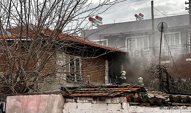 Hacıishak Mahallesindeki yangın korkuttu