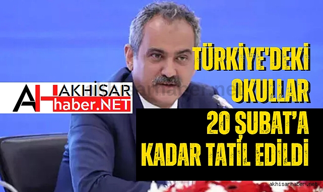 Tüm Türkiye'de okullar 20 Şubat'ta başlayacak