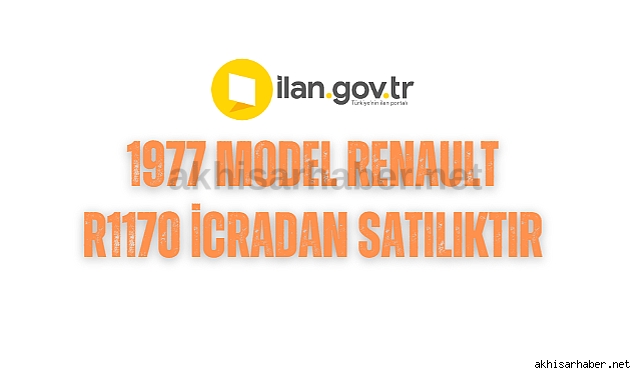 1977 model Renault R1170 icradan satılıktır