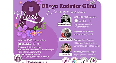 8 Mart Dünya Kadınlar Günü yürüyüşle başlayacak