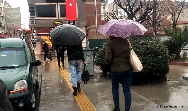 Akhisar’a hafta sonu yağışlı hava geliyor