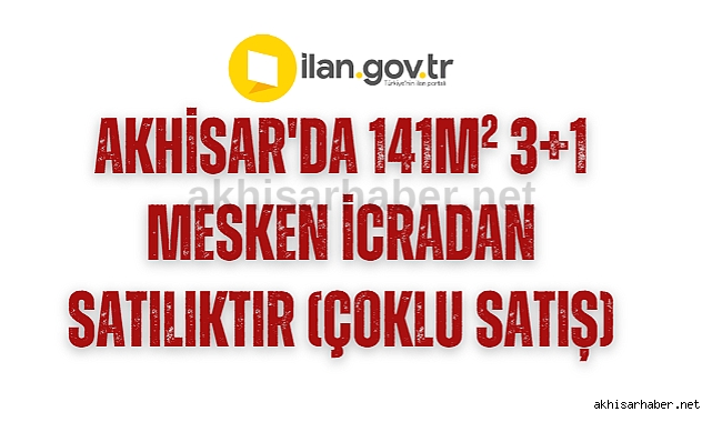 Akhisar'da 141m² 3+1 mesken icradan satılıktır