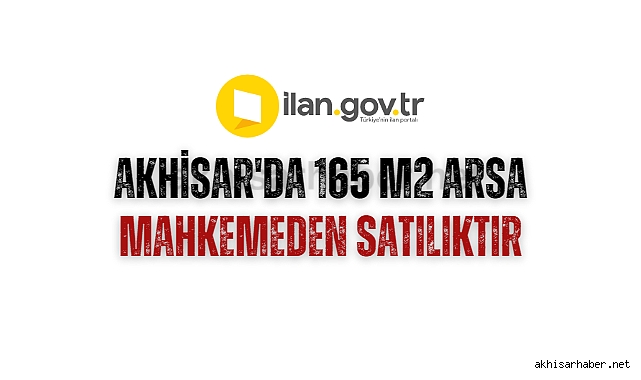 Akhisar'da 165 m2 arsa mahkemeden satılıktır