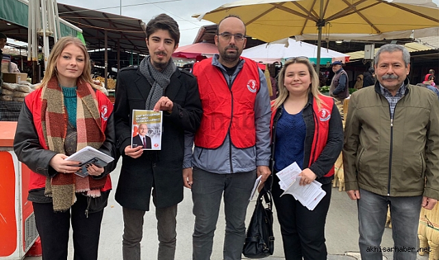 Akhisar Kılıçdaroğlu Gönüllüleri Pazar esnafını ziyaret etti