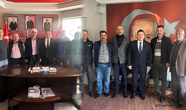 Akın Çakır, MHP Soma ve Kırkağaç teşkilatlarını ziyaret etti