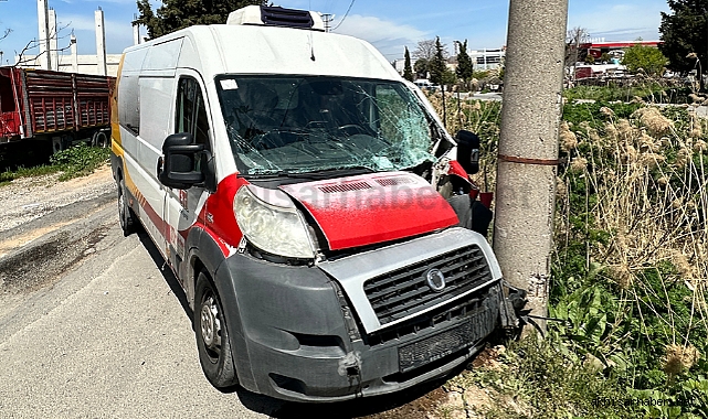 Bozuk yol kazayı getirdi 1 yaralı!