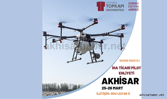 Bu fırsatı kaçırmayın! Drone eğitmenleri Akhisar'a geliyor