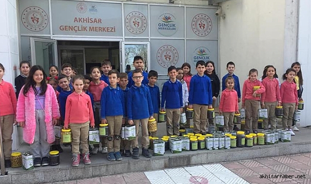 Dereköy İlkokul ve Ortaokul öğrencilerinden anlamlı destek