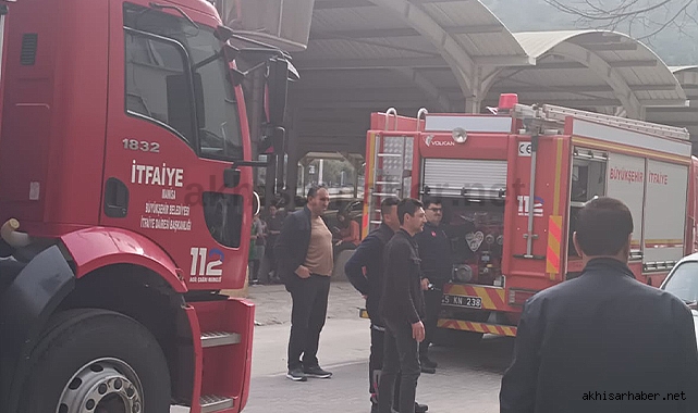 Gölmarmara'daki yangın korkuttu