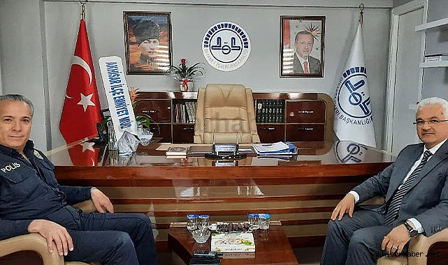 Göreve yeni başlayan İlçe Müftüsü Muhammet Salman'a ziyaretler