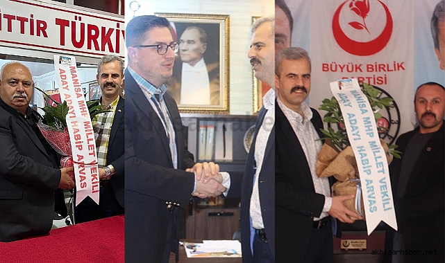 Habip Arvas'tan Cumhur ittifakı teşkilatlarına ziyaret