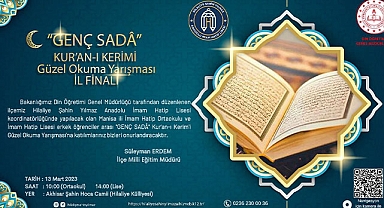 Kur'an-ı Kerim güzel okuma il finali Akhisar'da yapılacak