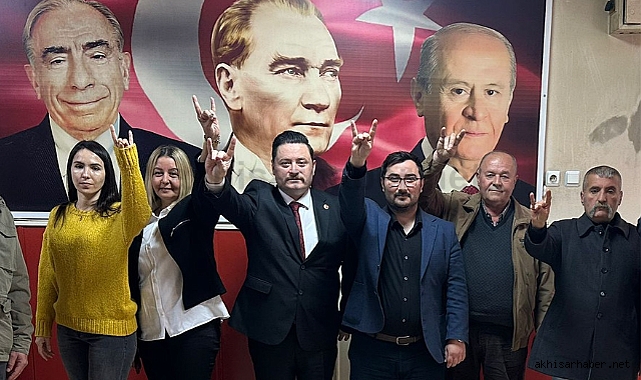 MHP Aday Adayı Akın Çakır, Alaşehir teşkilatını ziyaret etti