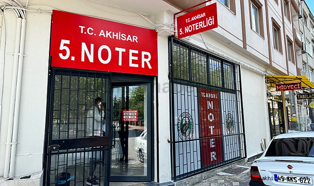 Akhisar 5.noteri hizmete açıldı