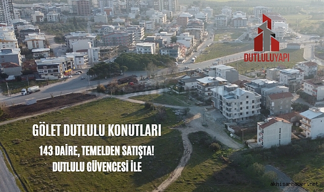 Akhisar'da Gölet Dutlulu Konutları'nda temelden satışlar başladı