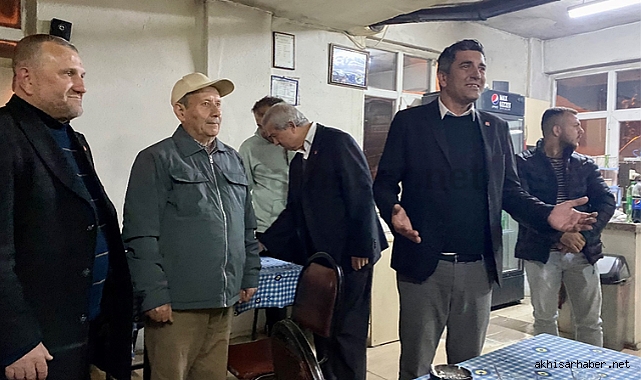 Akhisar'ın mahallelerine Millet İttifakı ziyareti