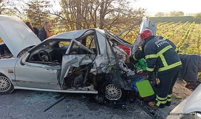 Akhisar-Saruhanlı arası kaza 7 kişi yaralandı