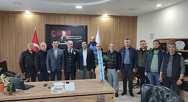 Akhisar Şoförler Odası'ndan İlçe Emniyet Müdürüne ziyaret