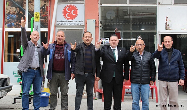 Akın Çakır'a, Gördes ve Demirci'den tam destek