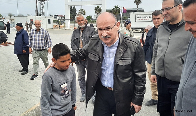 Deprem bölgesinde görevlendirilen Vali Karadeniz vazifeye başladı