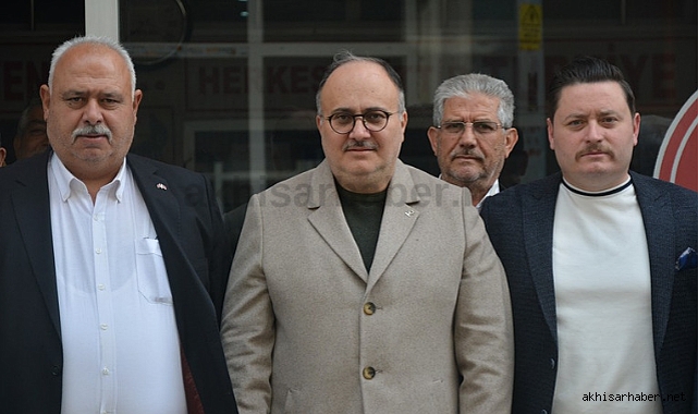 Fatih Füzün'den, MHP İlçe Başkanı Ahmet Namal'a ziyaret