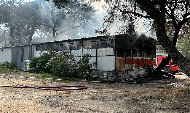 Süleymanlı Çamlık Restoranda yangın çıktı