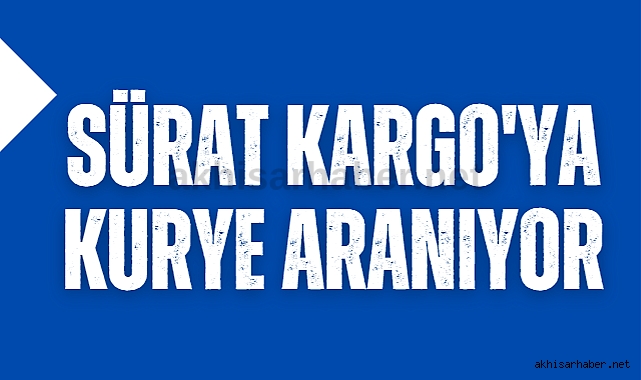 Sürat Kargo'ya kurye aranıyor