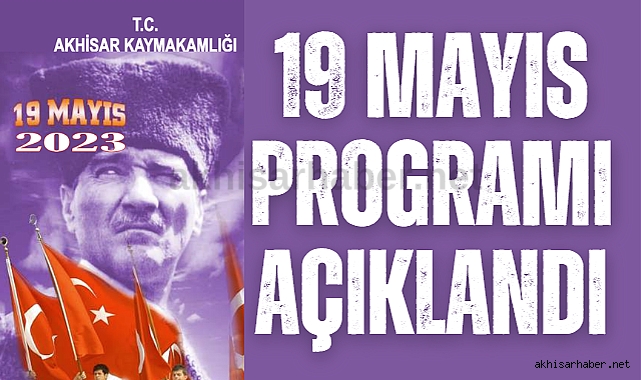 19 Mayıs Atatürk'ü Anma Gençlik ve Spor Bayramı programı açıklandı