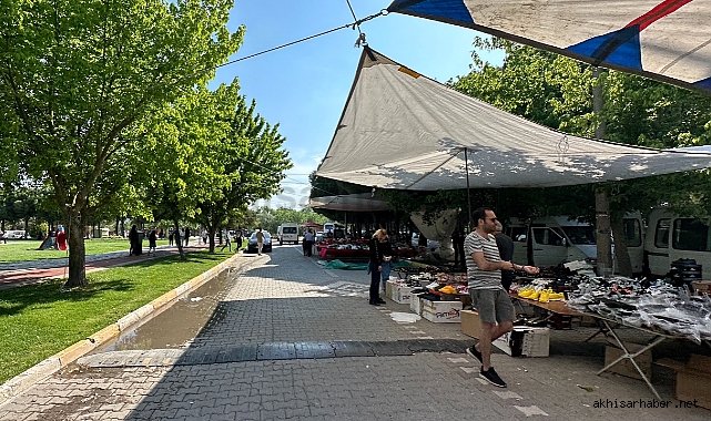 564. Çağlak Festivali stantları kuruluyor