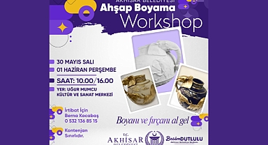Akhisar Belediyesi'nden Yeni Dönem Ahşap Boyama Kursu Kayıtları Başladı