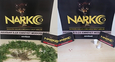 Akhisar'da 3 farkı olayda uyuşturucu operasyonu