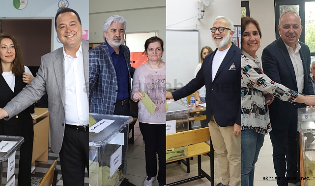 Akhisar'da oylar kullanıldı