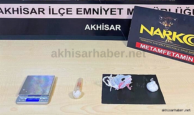 Akhisar'da uyuşturucu ticareti yapan bir kişi yakalandı