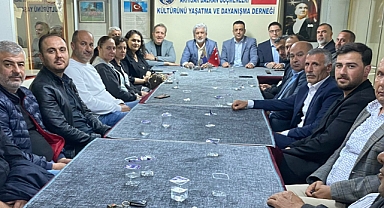 Cumhur ittifakından Erzurum ve Balkan Göçmenleri Derneğine ziyaret
