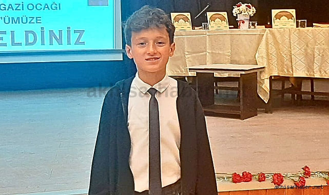 İsmet Eren Kuru, Hafızlık Yarışmasında Bölge Üçüncüsü Oldu!