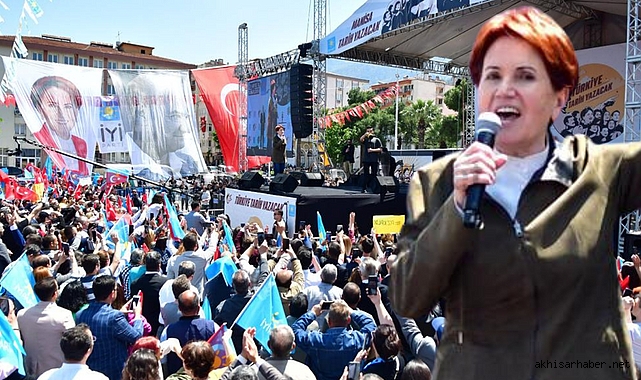 İYİ Parti Genel Başkanı Meral Akşener Manisalılara seslendi