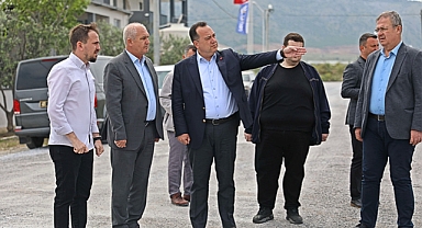 Karaosmanoğlu Sanayi Sitesi'nde soğuk asfalt çalışması başladı
