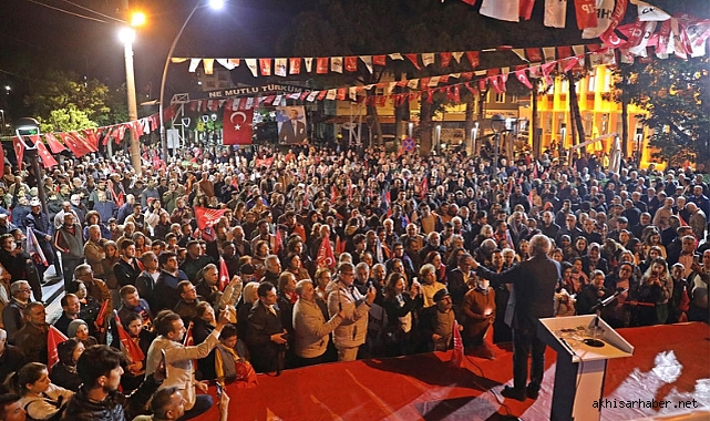 Millet ittifakı milletvekilleri ve adayları Akhisarlı hemşerileriyle buluştu