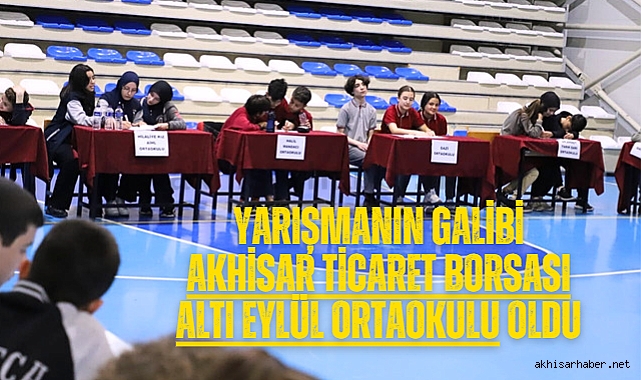 Şehrim Benim Evim Projesi ortaokullar arası bilgi yarışması yapıldı