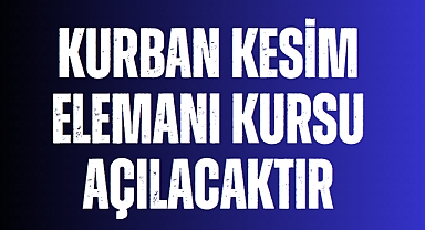 Akhisar'da kurban kesim kursu açılıyor
