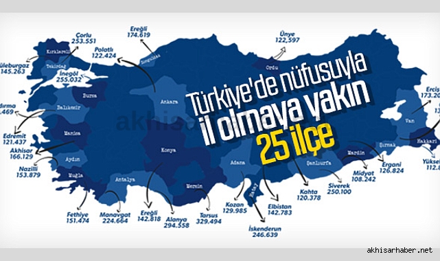 Akhisar il olacak ilçeler listesinde yer alıyor