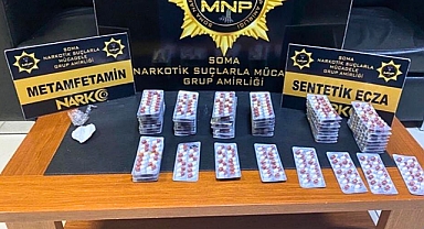 Akhisar ve Soma Narkotik Şube Müdürlüğünden ortak operasyon